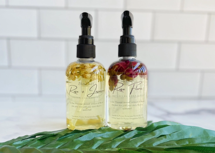 4oz Mini Hydrating Botanical Body Oil - Both Scents