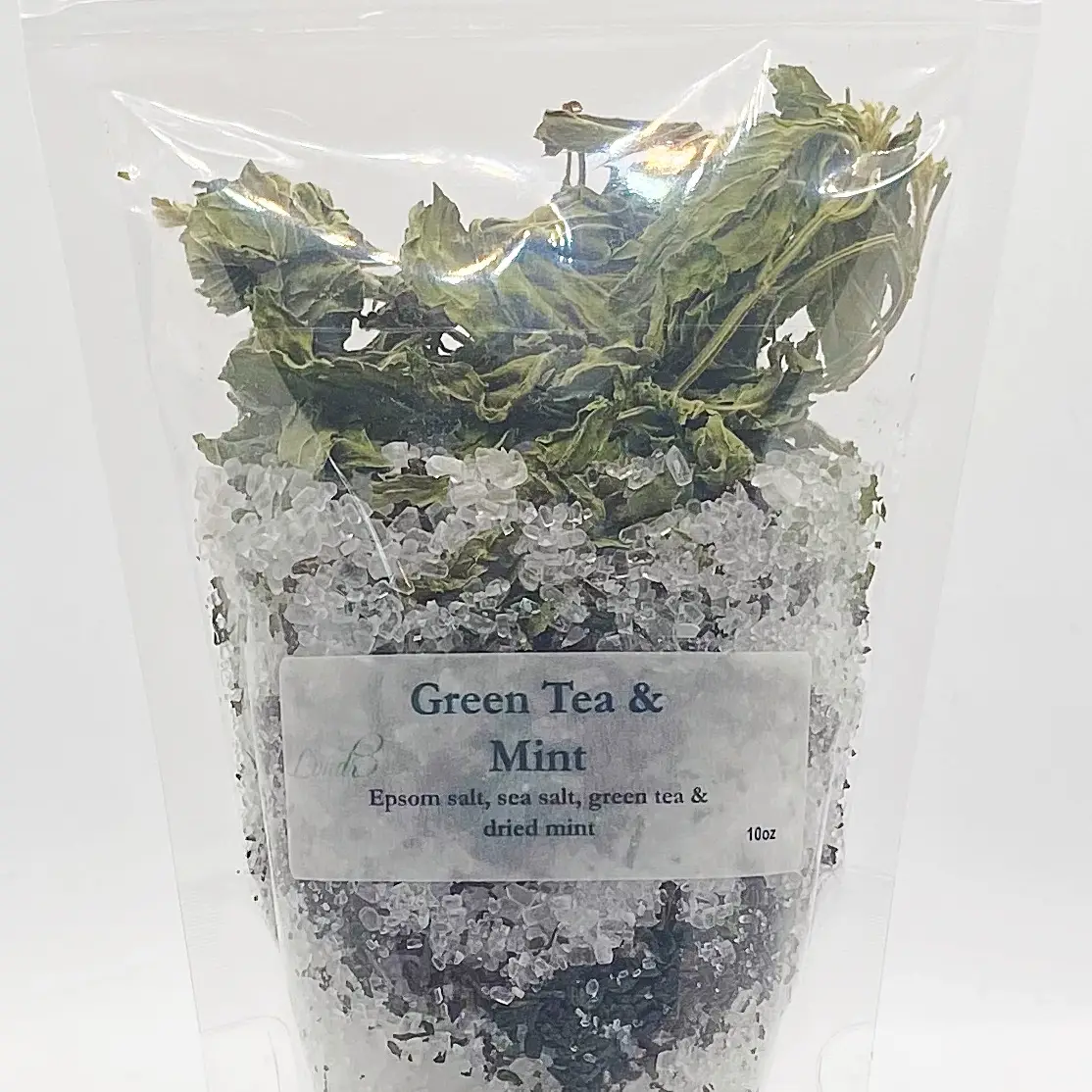 Luxury Herbal Bath Salts - Green Tea and Mint