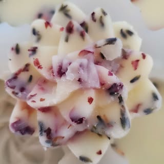 Rosemary Lillies Lotion Bars Heart Shaped
