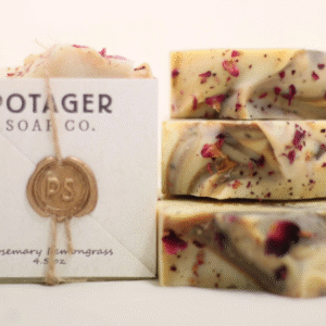 Rosemary Lemongrass Soap - Handmade with Organic Ingredients